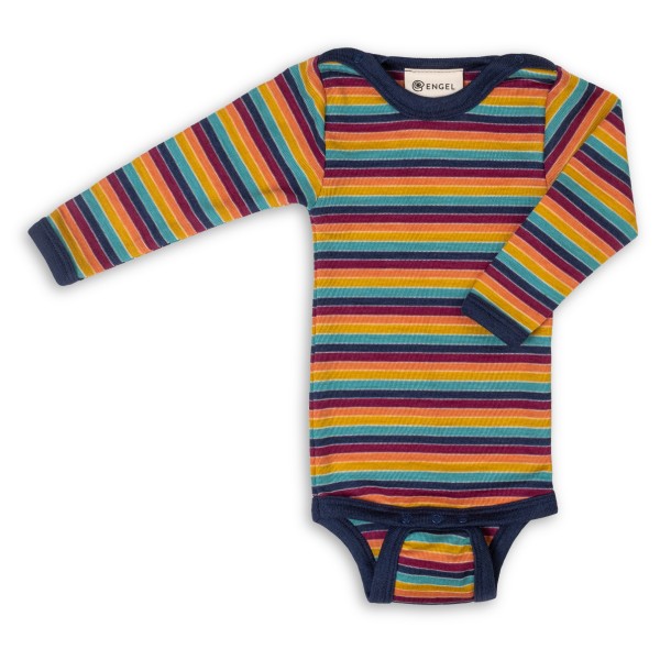 Engel - Body L/S bébé avec boutons-pression à rayures