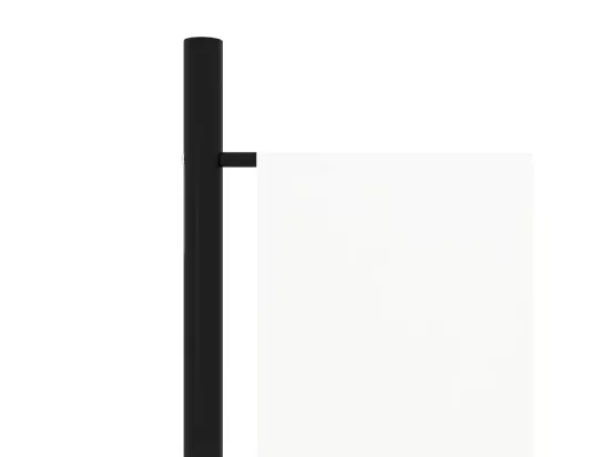 Cloison de séparation 6 panneaux Blanc 300x180 cm