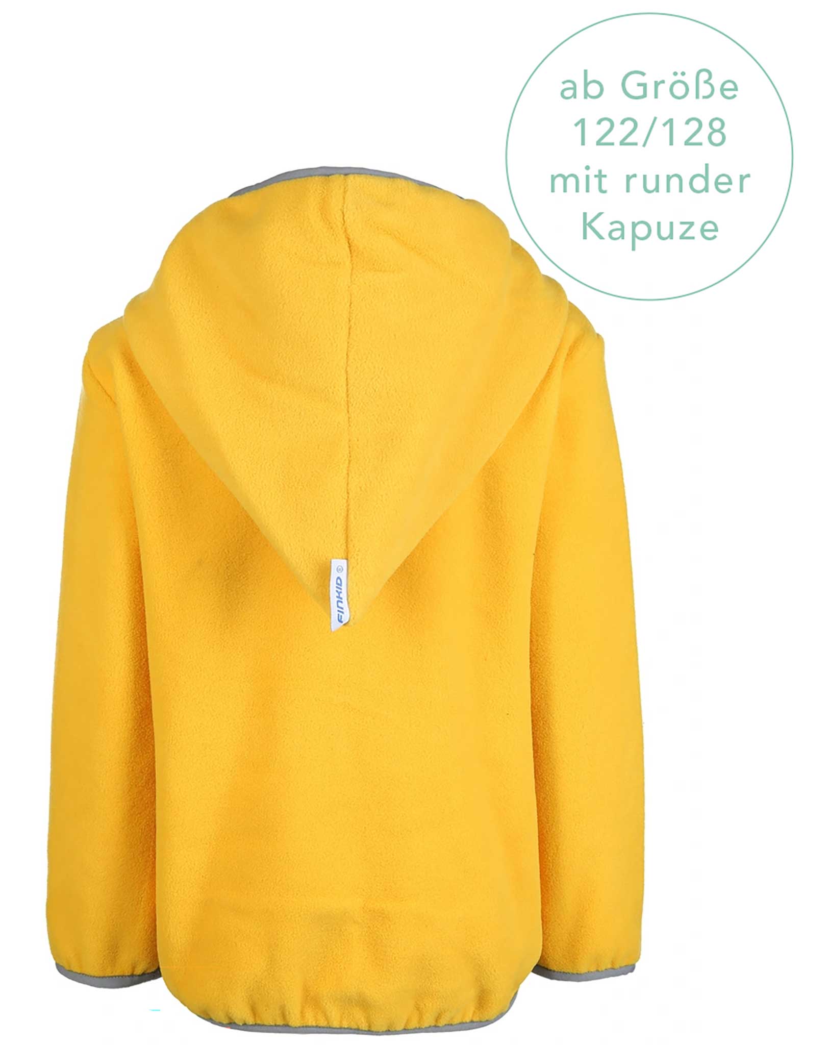 Fleecejacke PAUKKU in yellow/storm