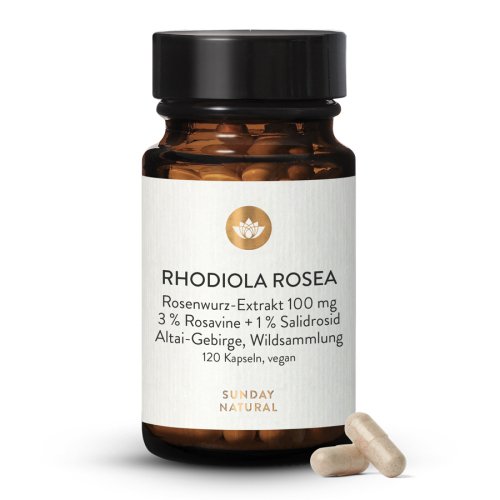 Sunday Natural Products  Rhodiola Rosea Extrakt 100mg