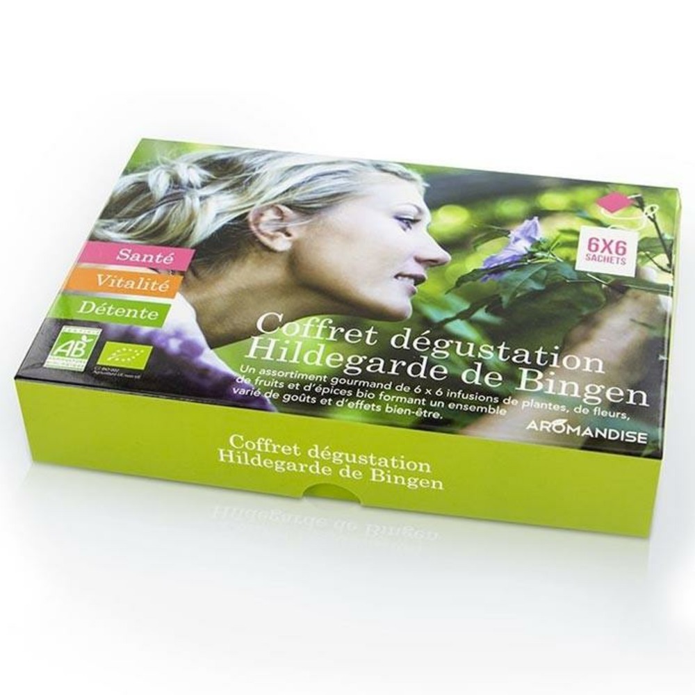 Coffret découverte tisanes hildegarde de bingen 36 sachets