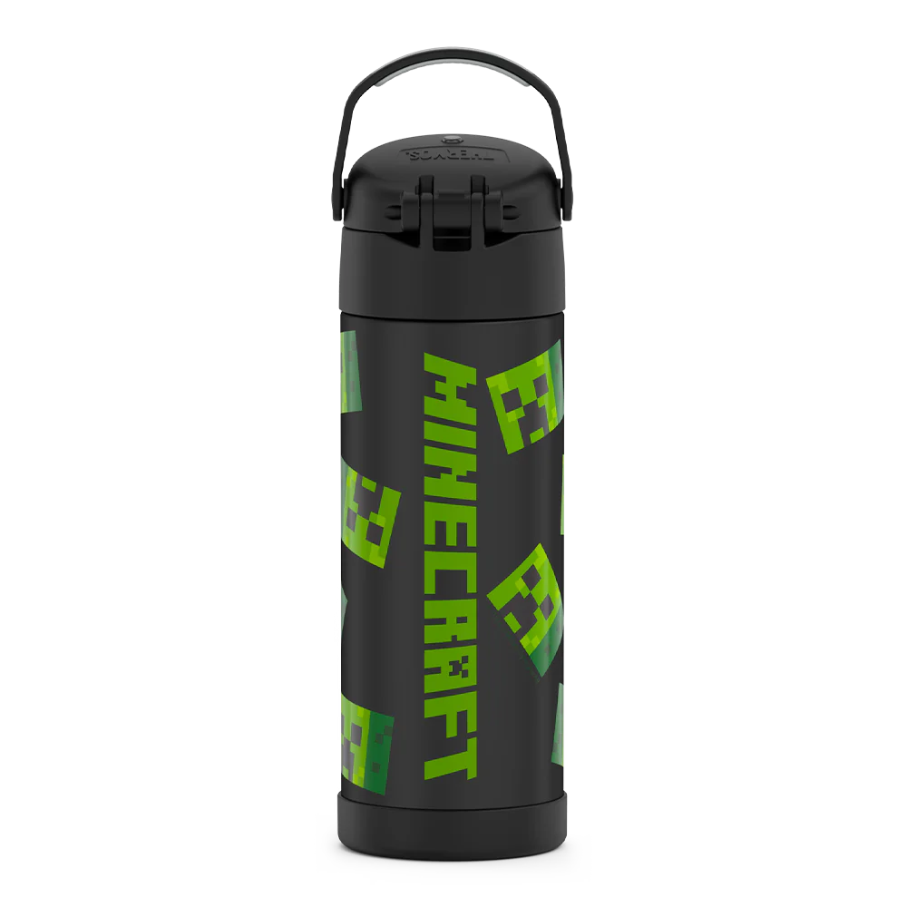 16oz FUNTAINER® WATER BOTTLE MINECRAFT