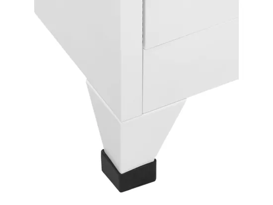 Armoire à casier avec 4 compartiments 38x45x180 cm