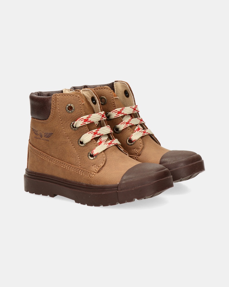 Shoesme Veterboots  - cognac