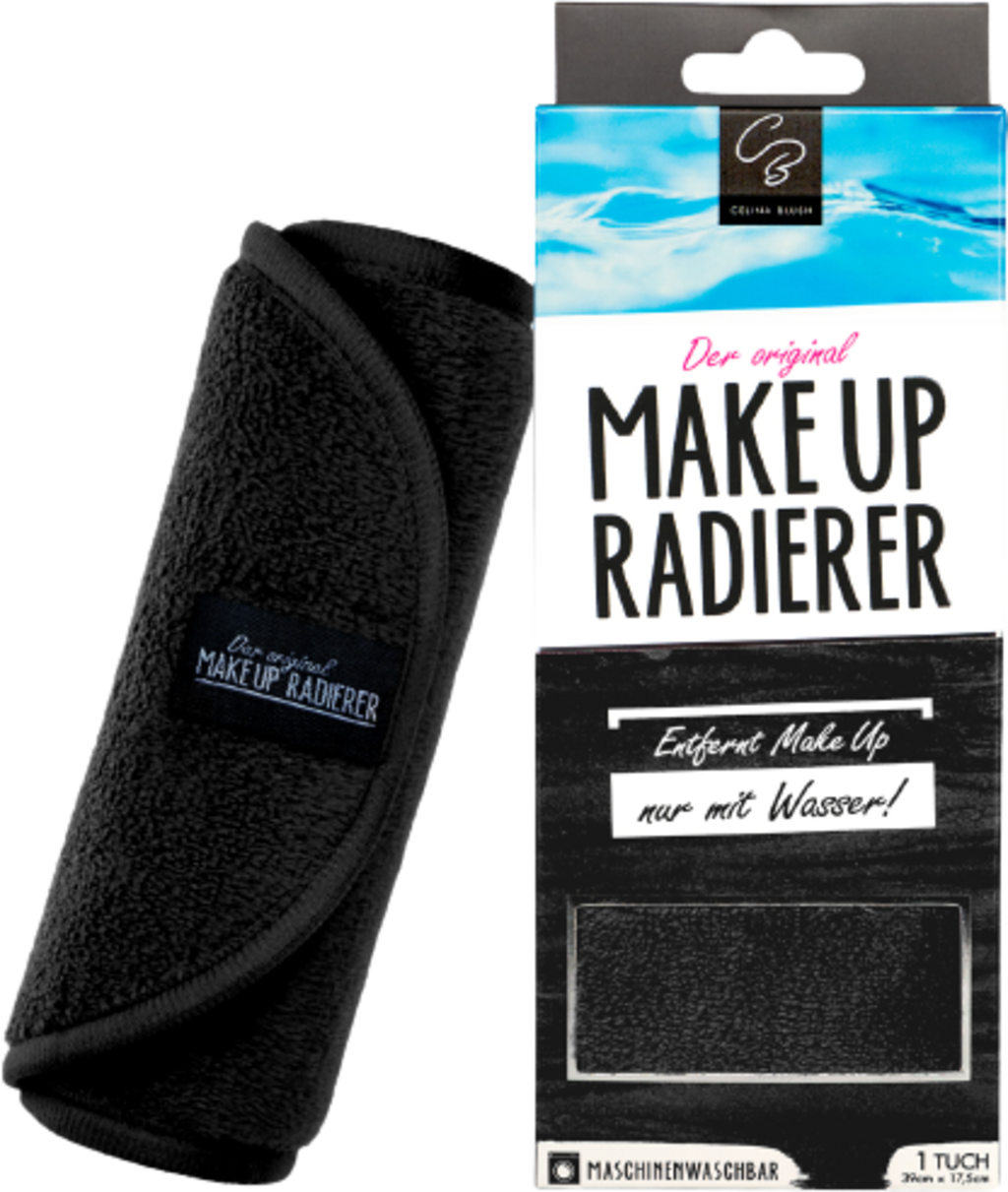 MAKEUP RADIERER  Original Tuch, Schwarz Eco-Edition