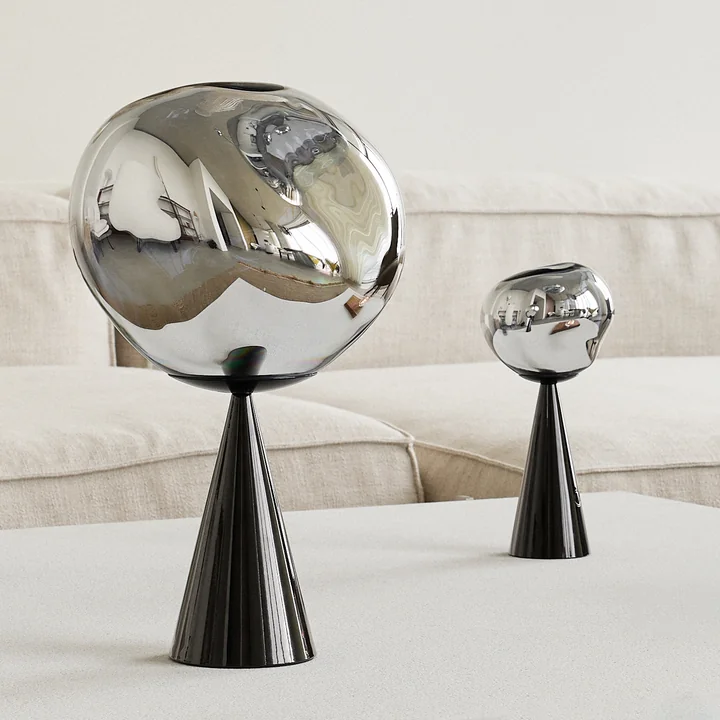 Tom Dixon - Melt Cone Fat LED Tischleuchte, kupfer / schwarz