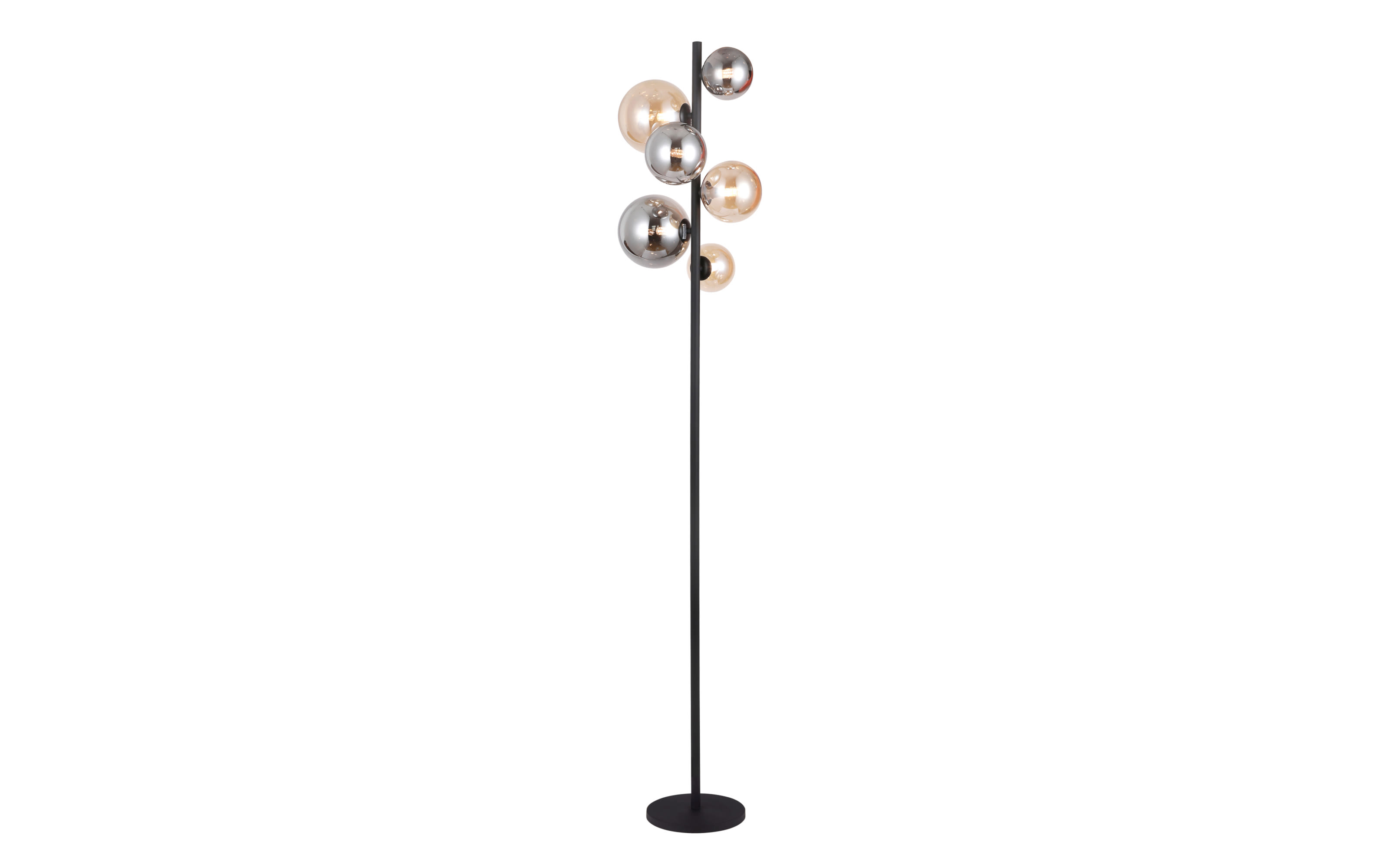 LED-Stehleuchte Esfera, schwarz, 155 cm