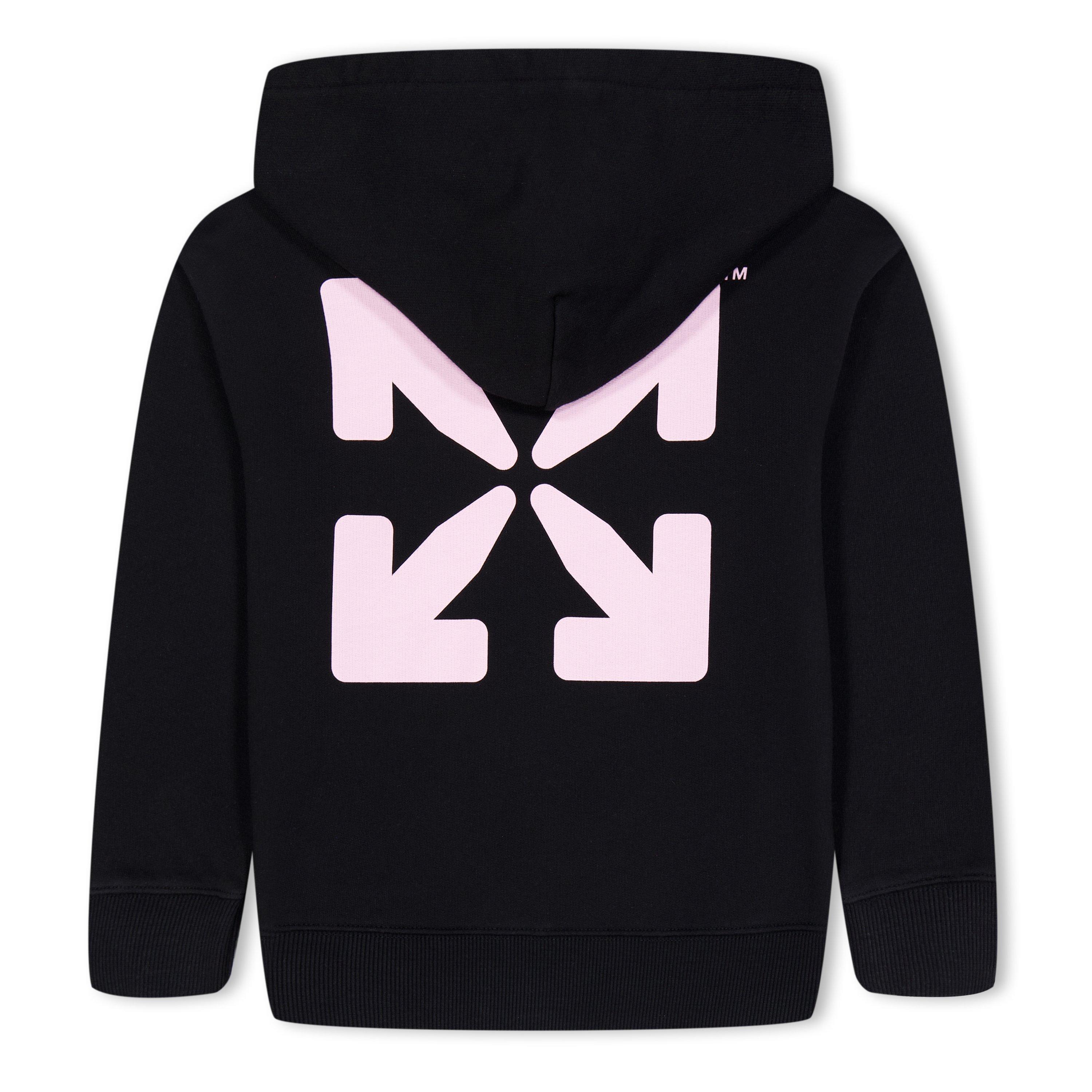 Off White Logo Hoodie Juniors