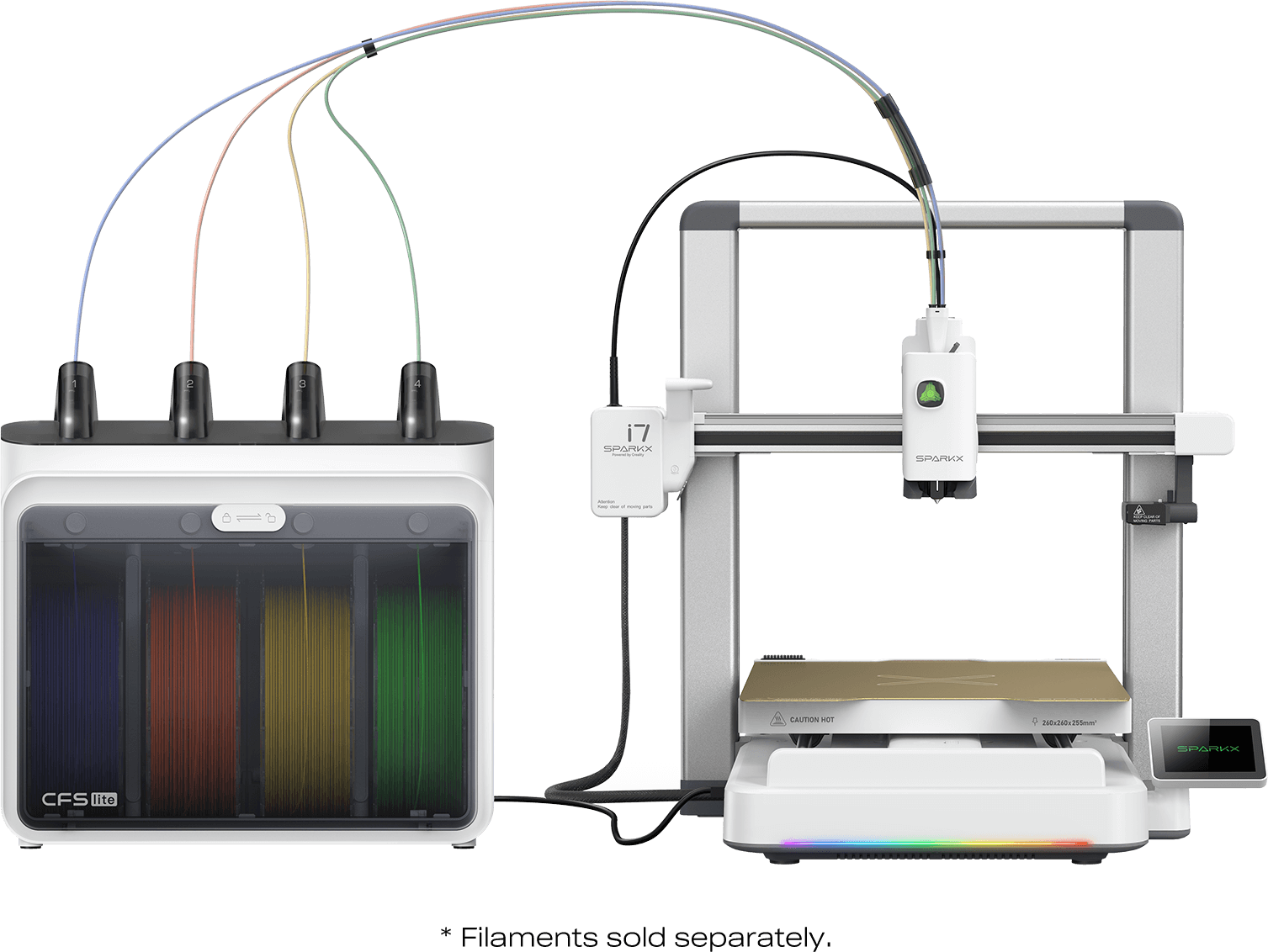 Creality  SPARKX i7 Combo    4 Farben 3D-Drucker mit automatischem Filamentwechsel