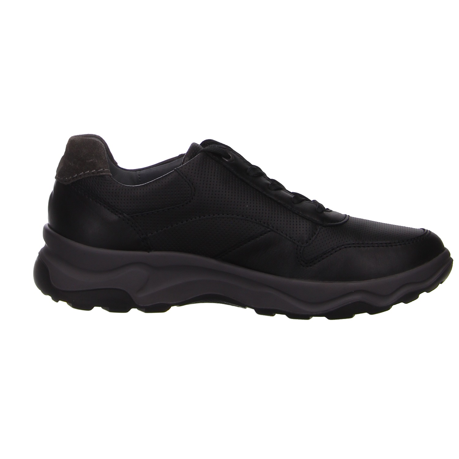 Waldläufer Sneaker schwarz schwarz