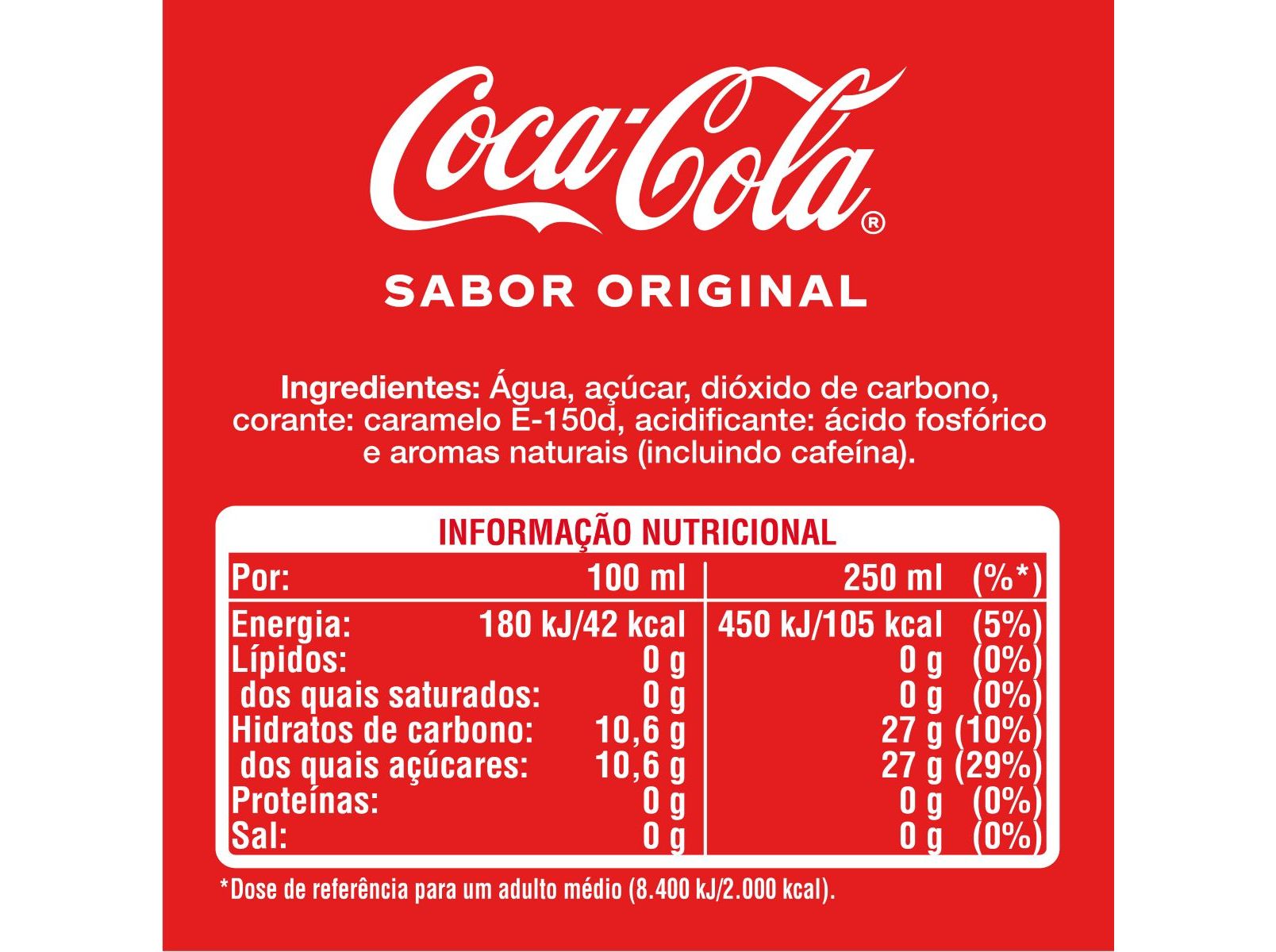 REFRIGERANTE C/GÁS COCA-COLA ORIGINAL 1L