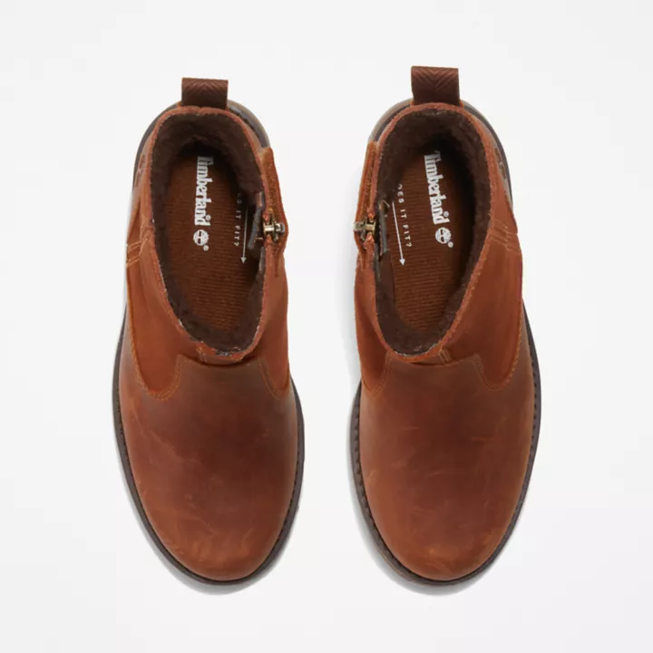 Bottine chaude Courma Kid junior en marron