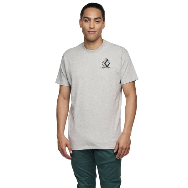 T-shirt escalade BLACK DIAMOND BOULDER SS TEE NICKEL HEATHER