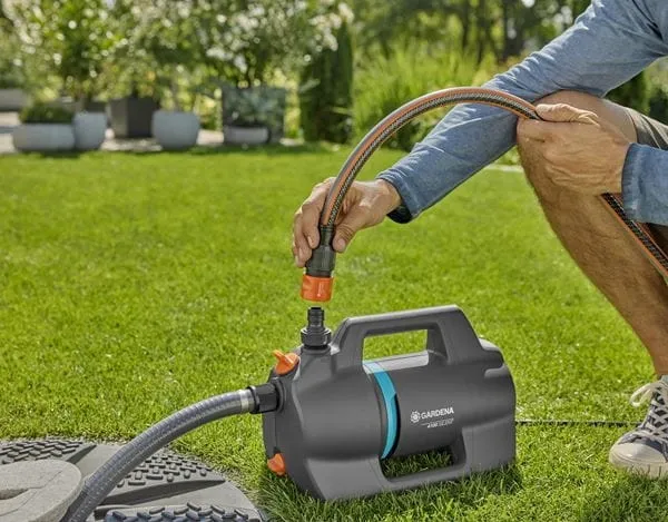 Gardena Elektrisk trykpumpe 4100 Silent m. sugeslange, sæt