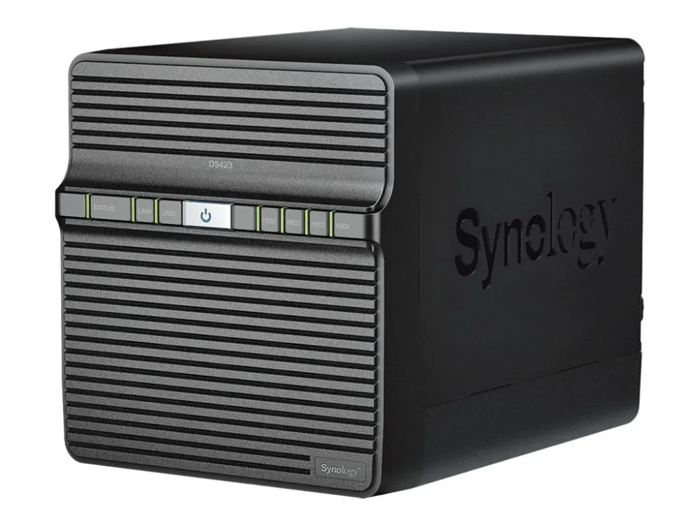 Synology Disk Station DS423 - NAS-server - 4 bays - SATA 6Gb/s - RAID JBOD, 0, 1, 5, 6, 10 - RAM 2 GB - Gigabit Ethernet - iSCSI support