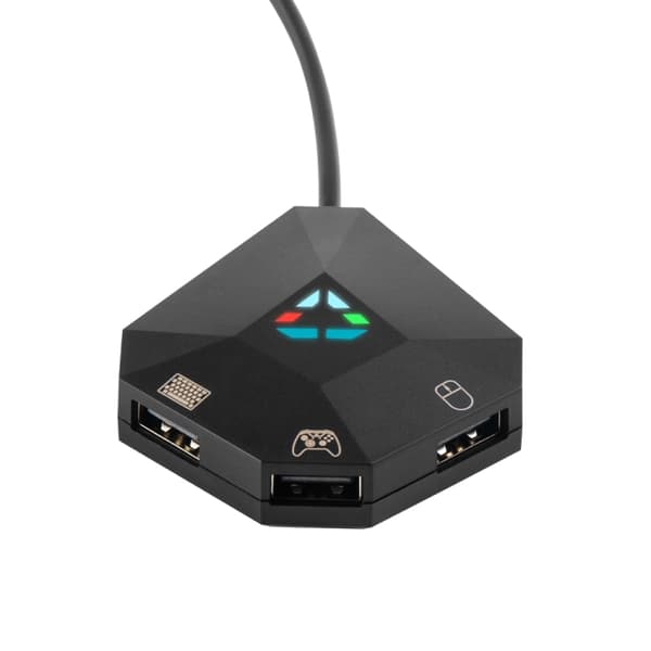 Tastatur- og musadapter kompatibel med Nintendo Switch med støtte for flere plattformer
