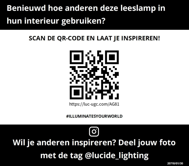 Lucide Mizuko vloerlamp zwart