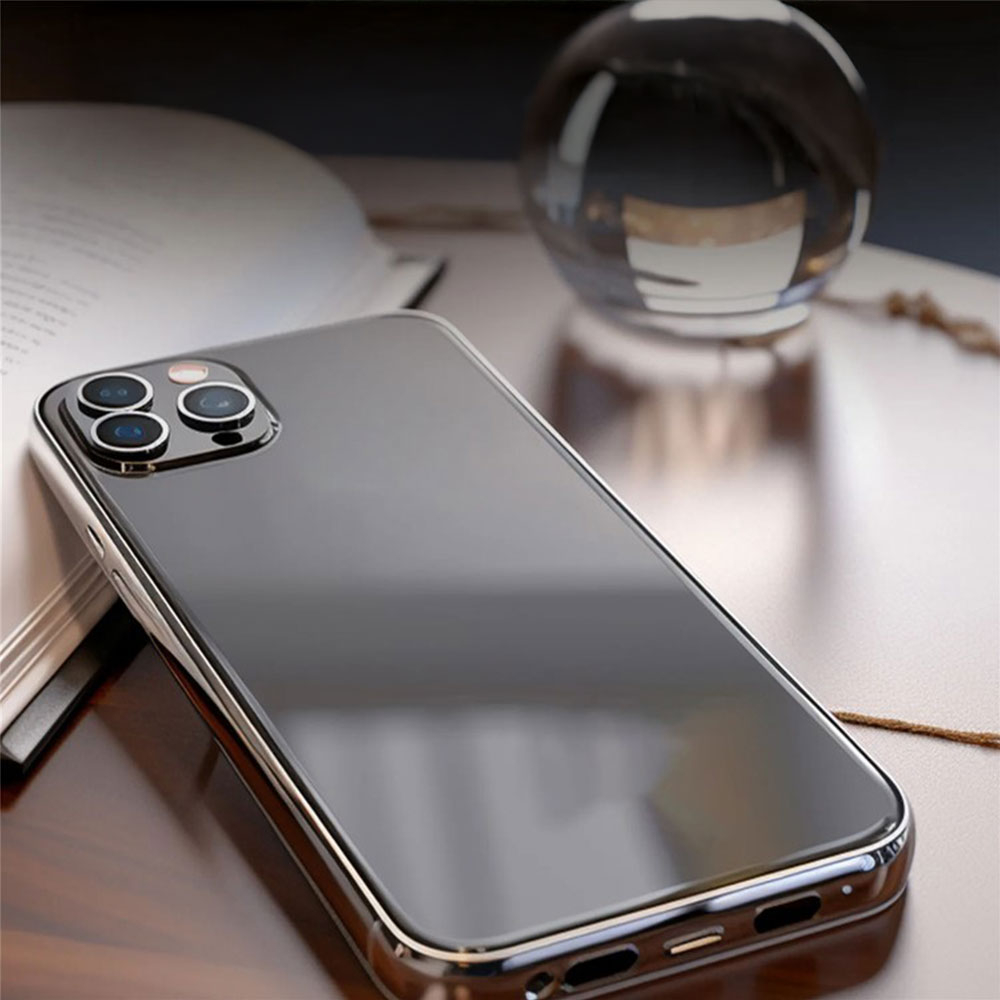 iPhone 16 Pro Max GlassGo Privacy Panzer Glas Displayschutz Case Friendly Anti Spy