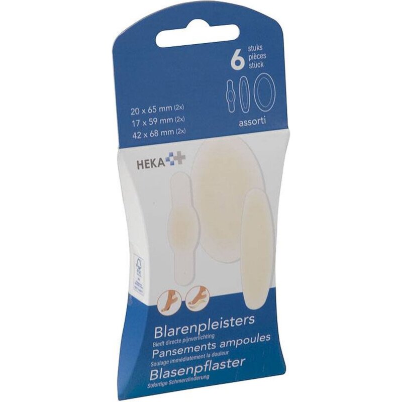 Kit de pansement pour ampoules Heka - boîte de 6
