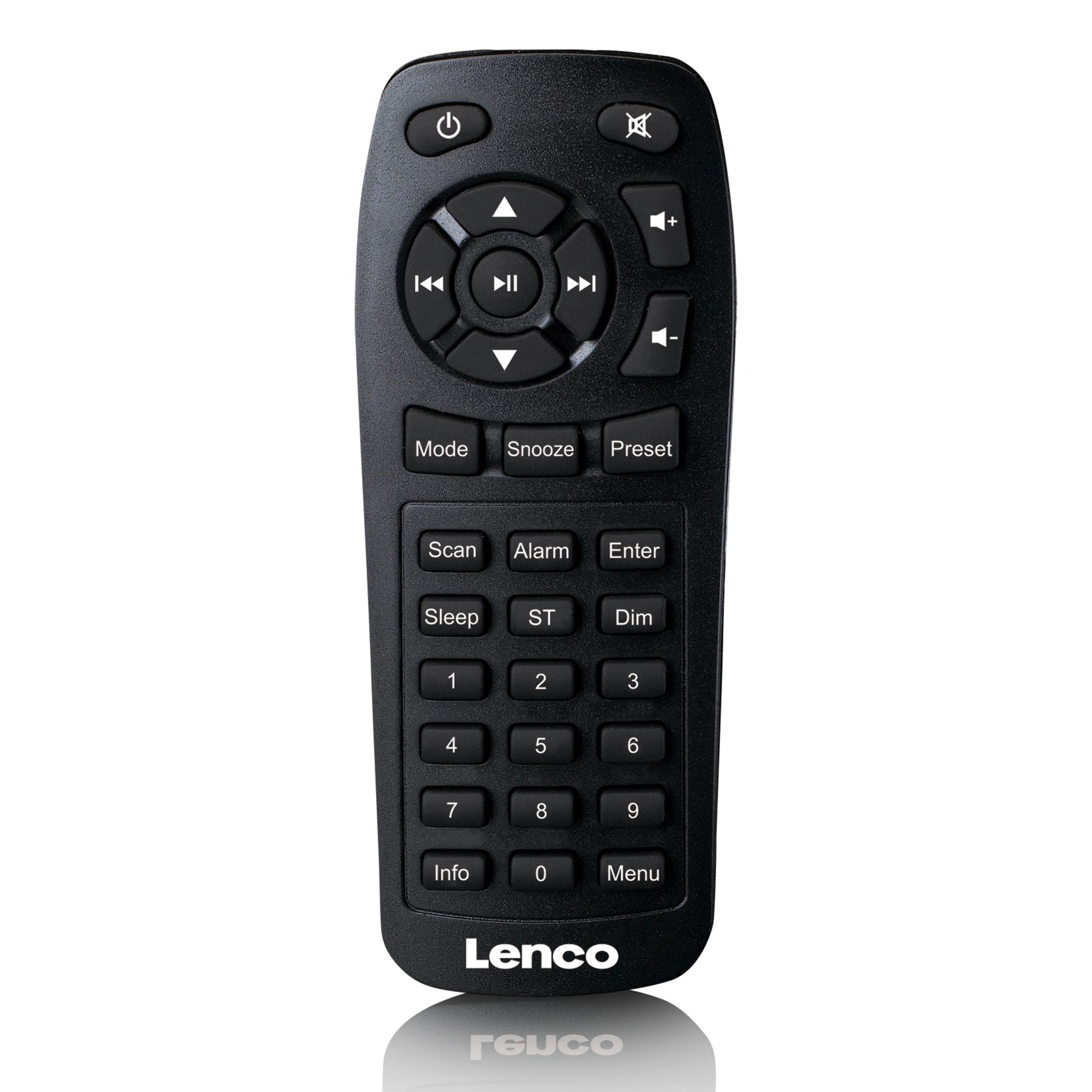 Lenco dar-030bk dab+ radio - zwart,zilver