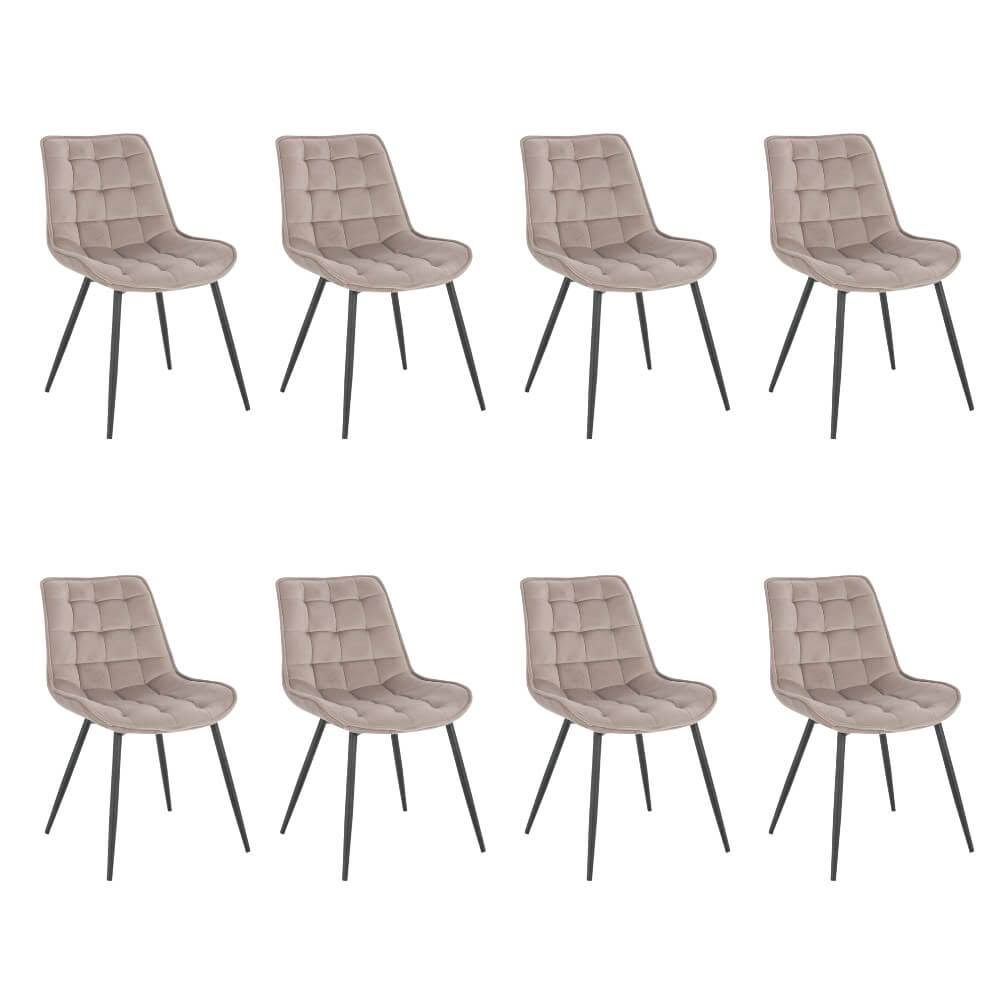 HOME DELUXE Polsterstuhl Esszimmer Set IKALO