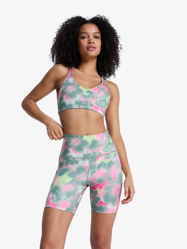 Heart Into It Biker Pt Short Biker de sport Vert Femme