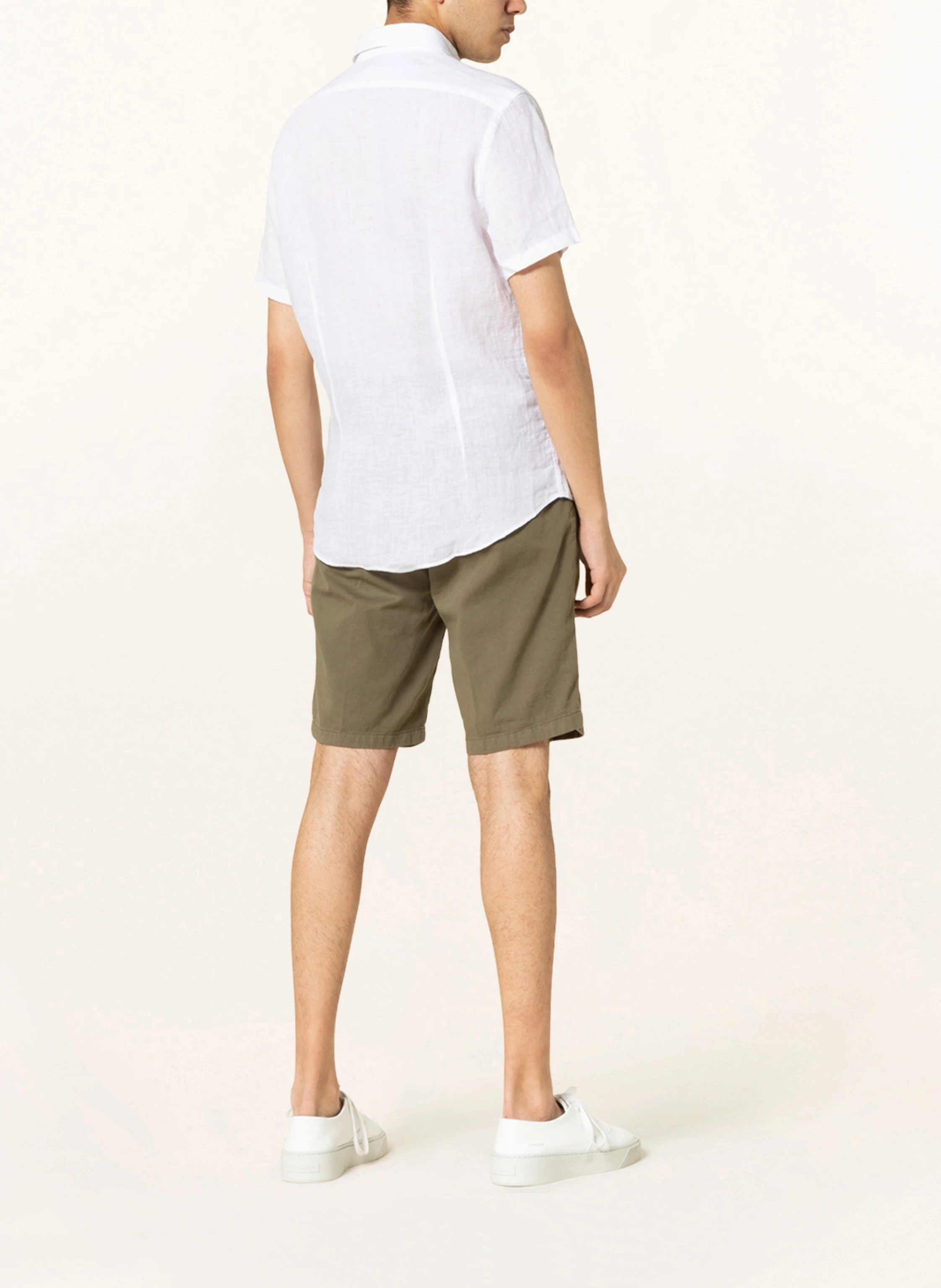 REISS Kurzarmhemd HOLIDAY Slim Fit aus Leinen