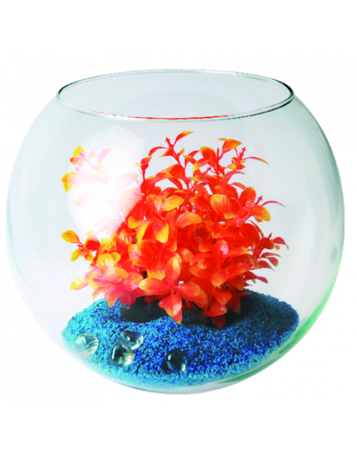 Zolux Kunstplanten Op Grind - Aquarium - Kunstplant - Assorti per stuk Small