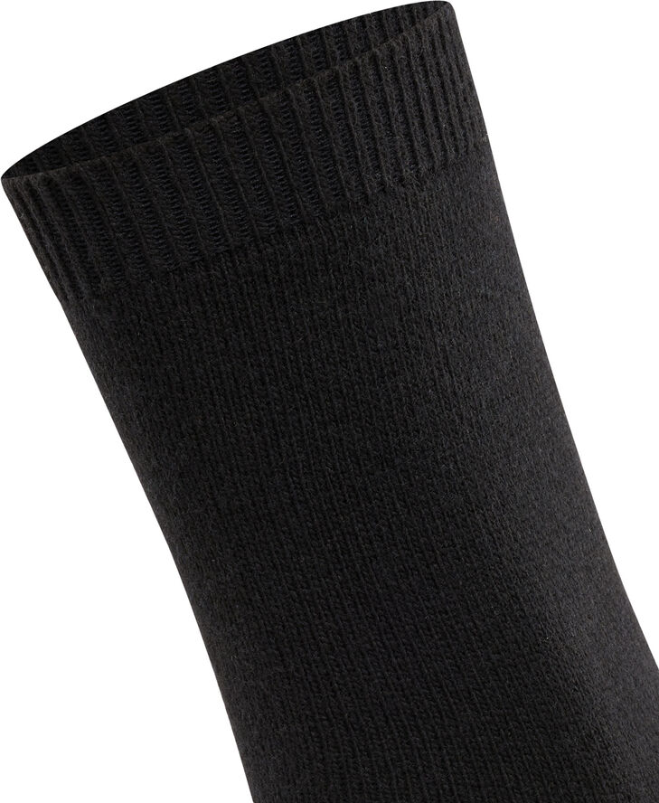 Falke Cosy wool strømper Sort