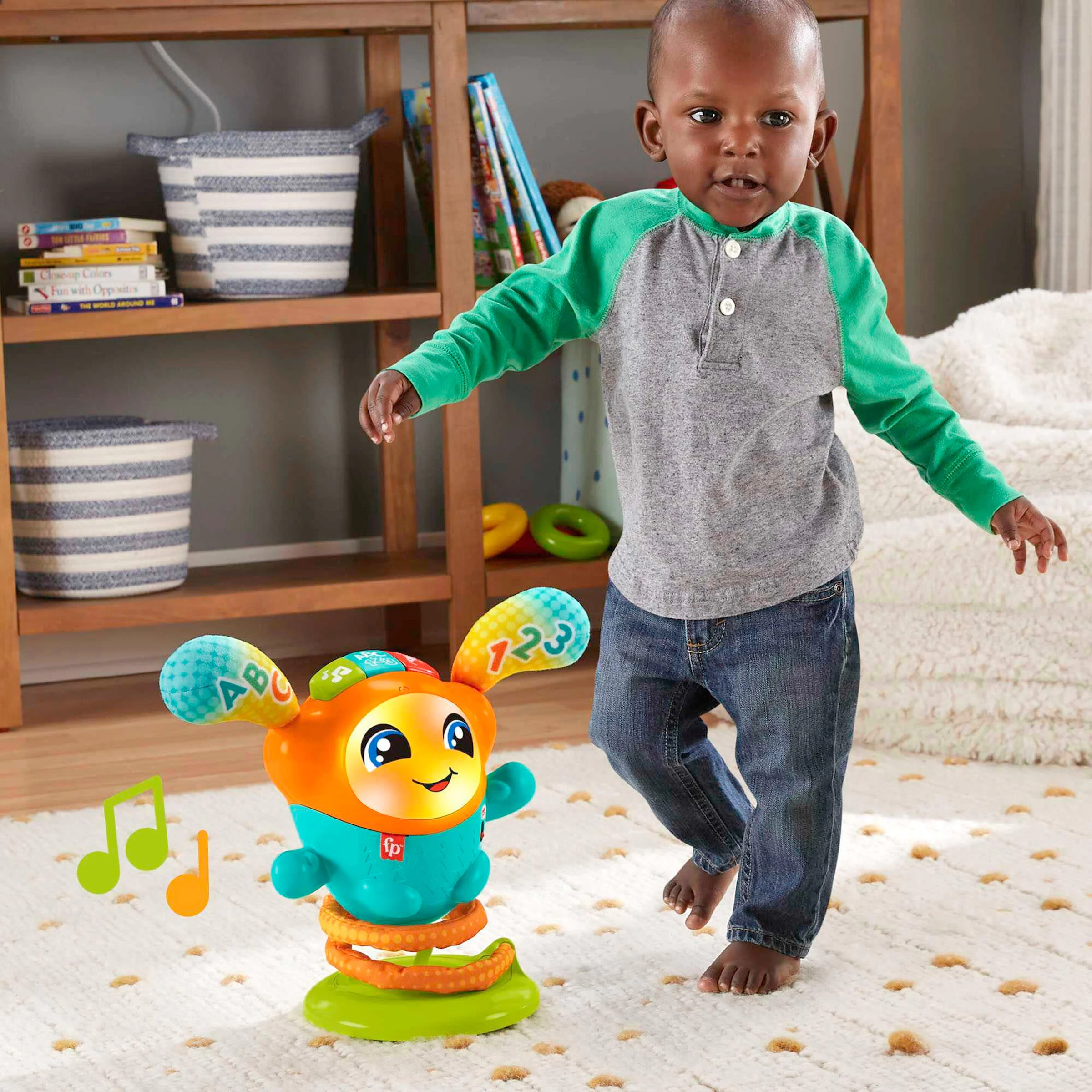 Fisher-Price Lernspielzeug mit Musik DJ Hüpfi