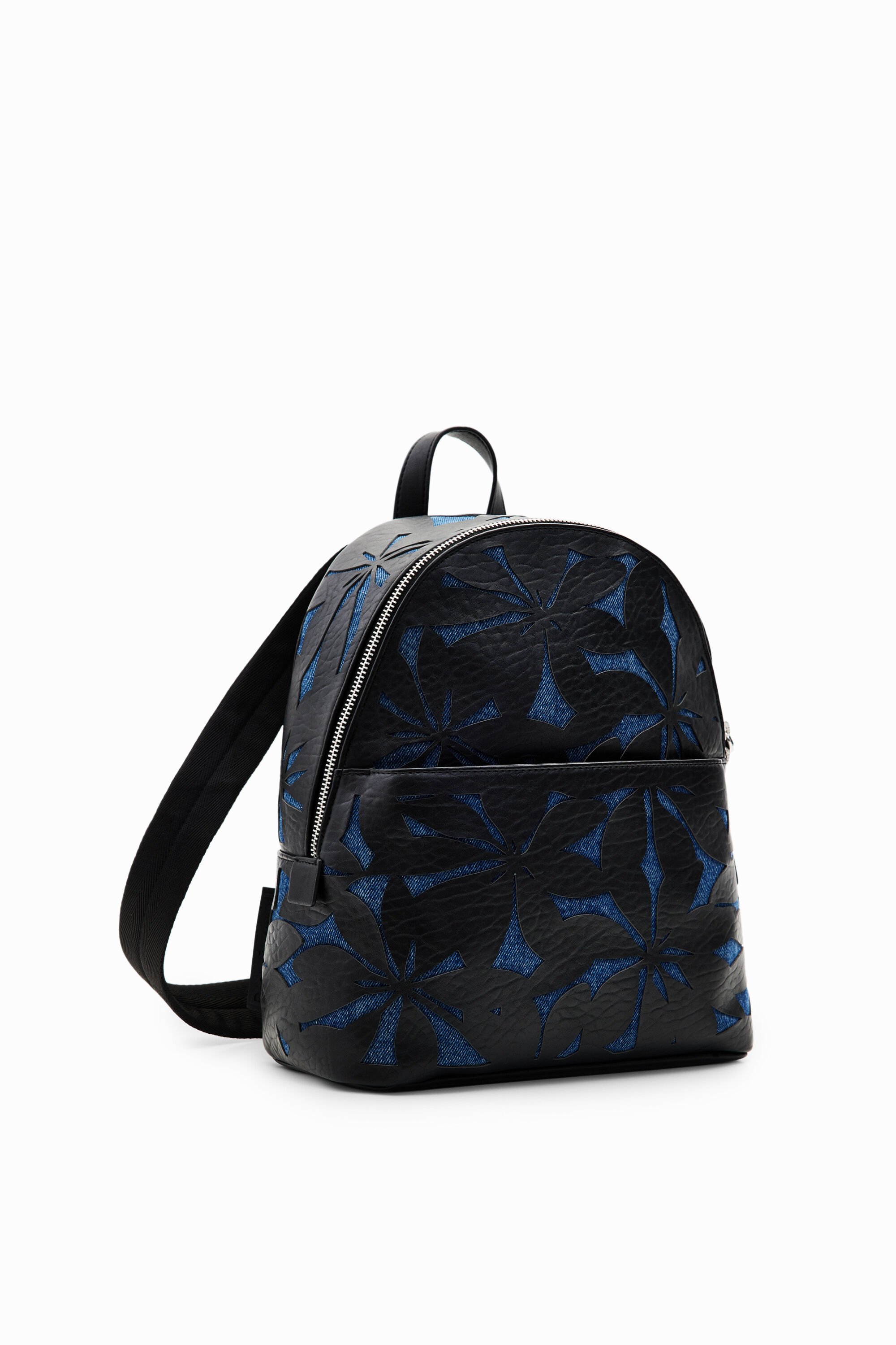 Petit sac à dos fleurs estampées