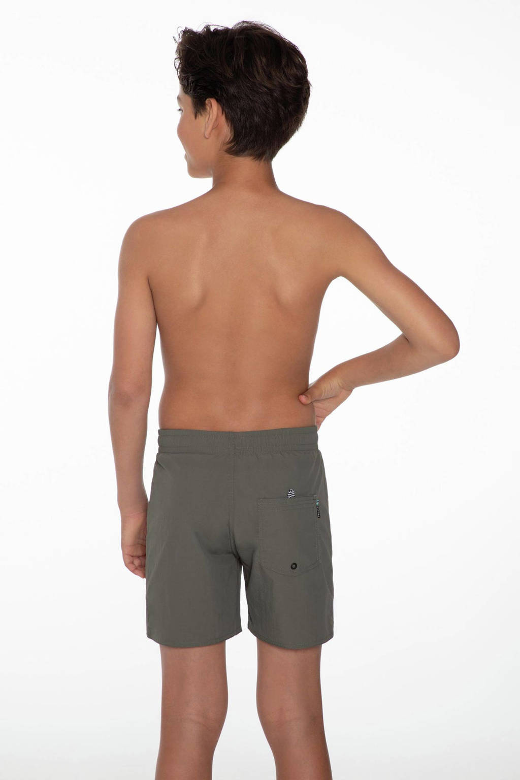 zwemshort CULTURE JR donkergroen