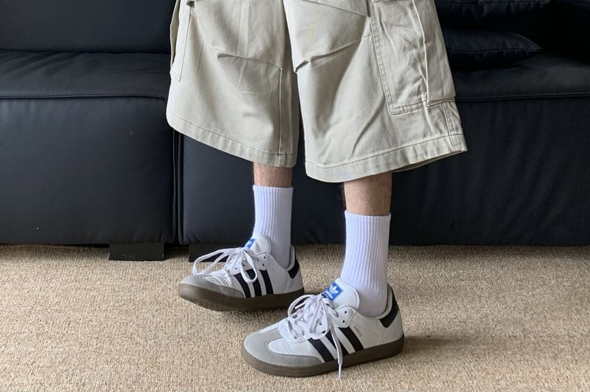 rinkoplan - Mid Rise Cargo Shorts met Zakdetail