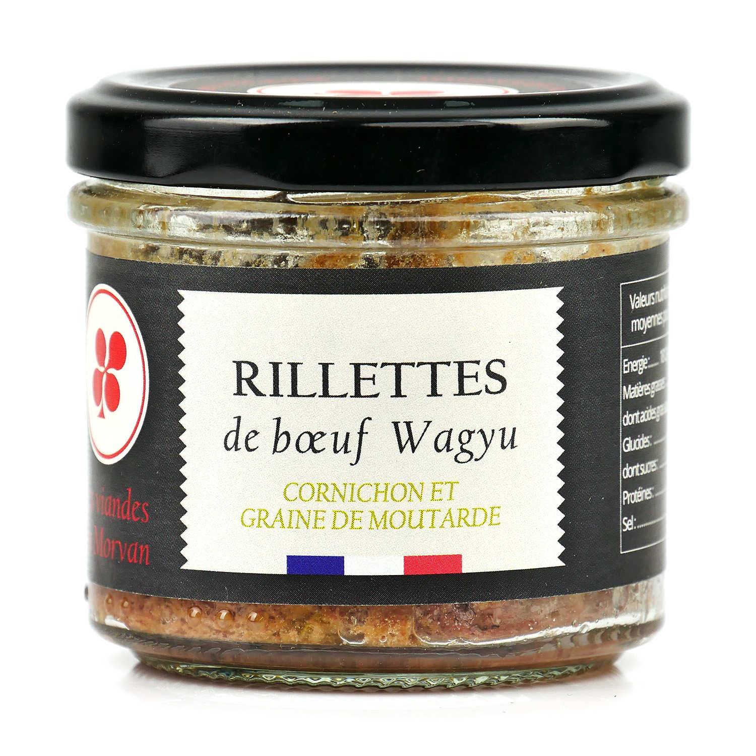Rillettes de boeuf Wagyu aux cornichons et graines de moutarde