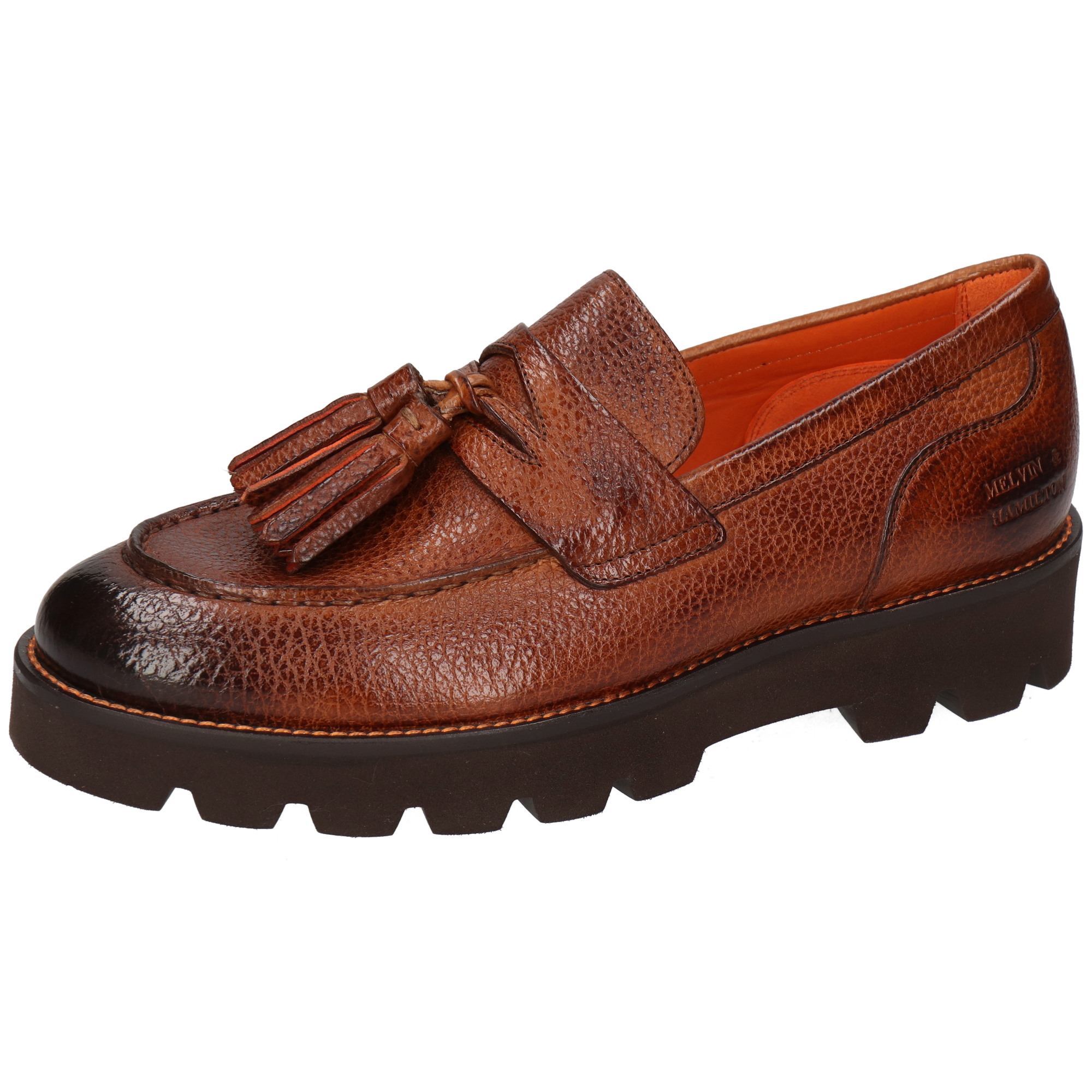 JADE 44 - Mocassins à semelle plateforme | Marron
