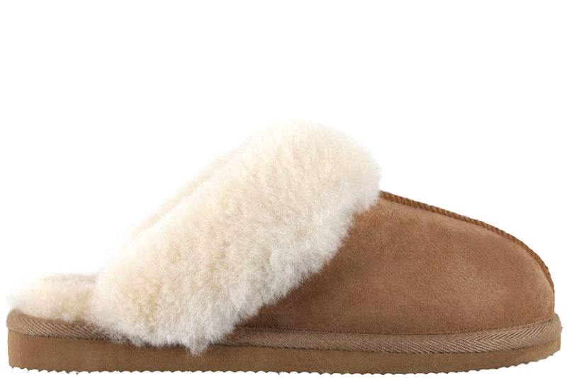 SHEPARD JESSICA LIGHT BROWN HJEMMESKO I ÆGTE LAMMESKIND