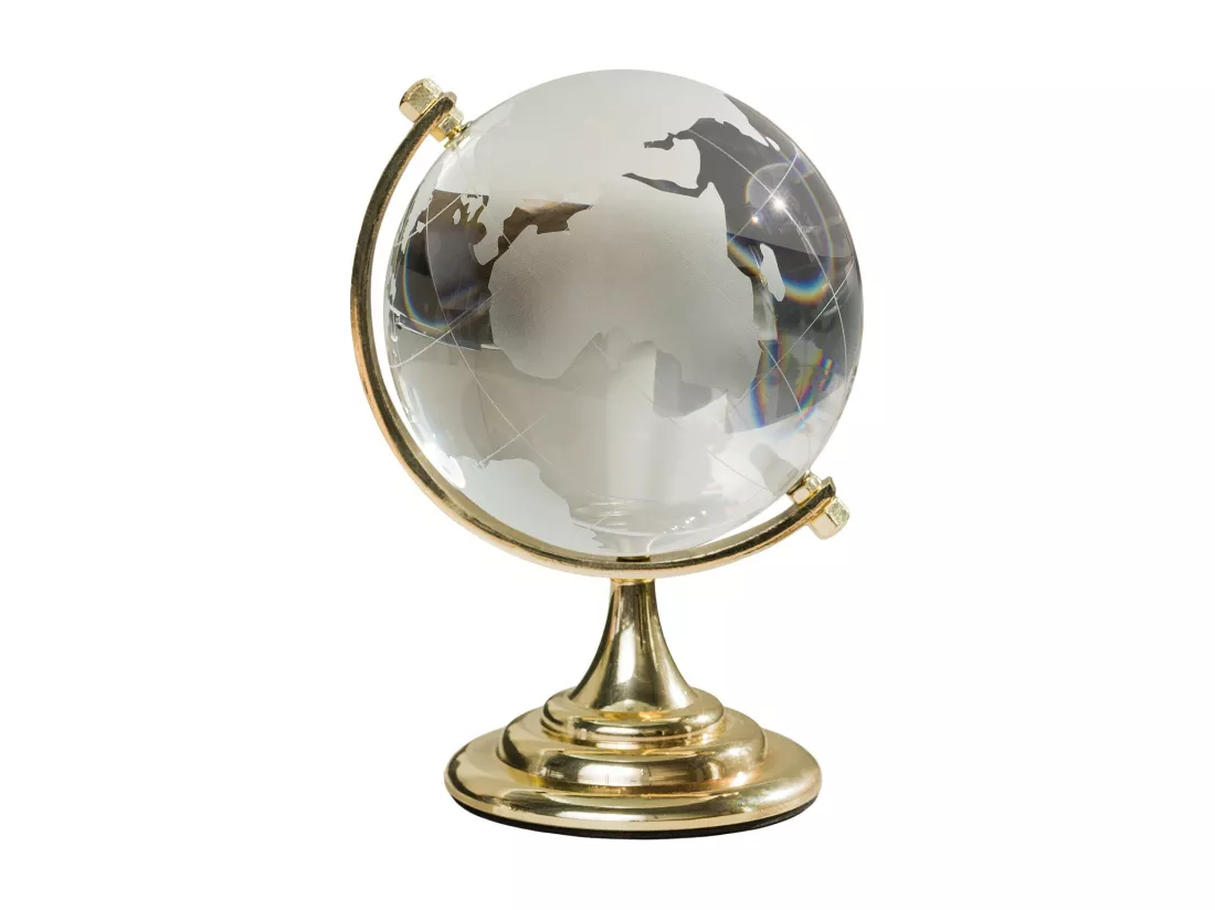 Figurine Globeso or moyen 15 x 11.5 x 10