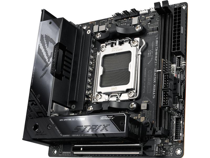 ASUS ROG Mainboard STRIX X670E-I GAMING WIFI Gaming Mini-ITX-Mainboard mit X670E-Chipsatz