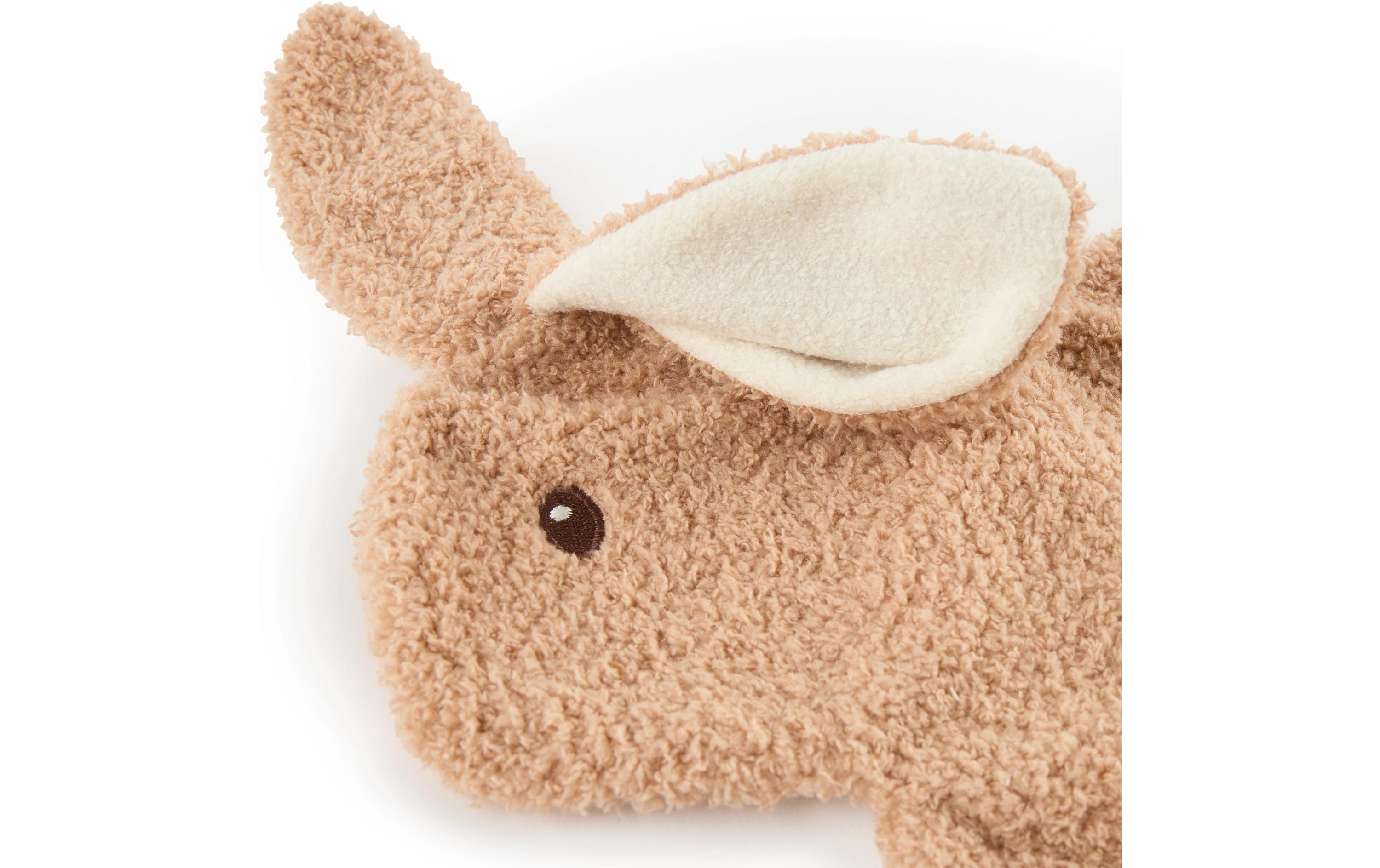 Schmusetuch Hase Fine BraunKuscheltuch mit süssem Hasenmotiv