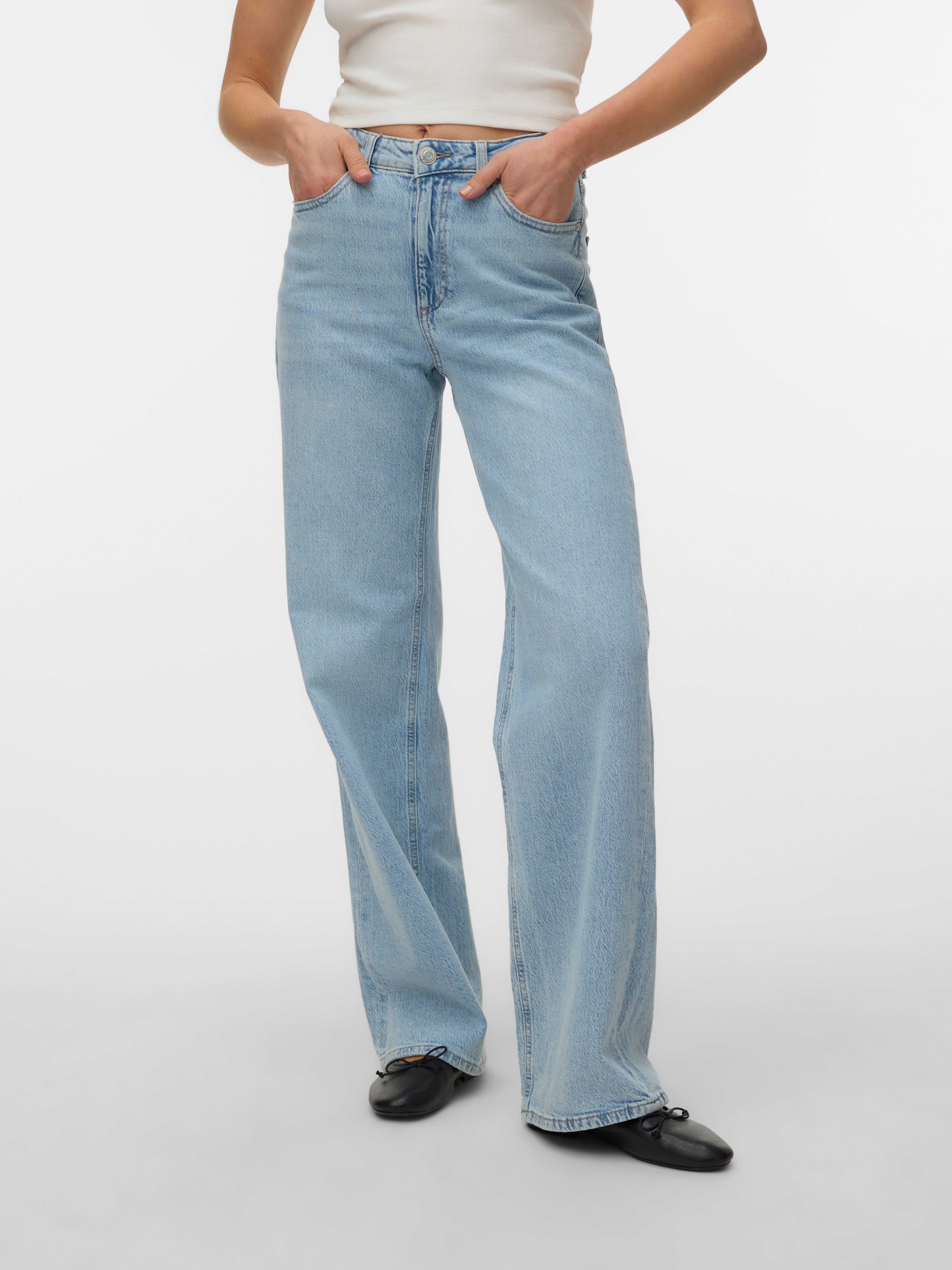 VMTESSA High rise Wide leg fit Jeans