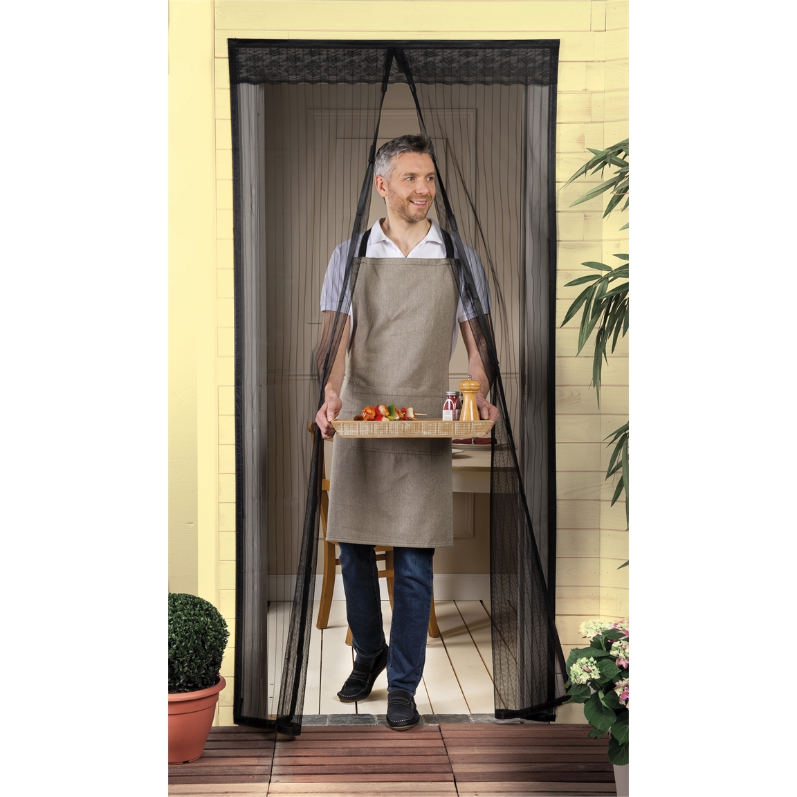Moustiquaire magnétique pour porte ou lot de 2
