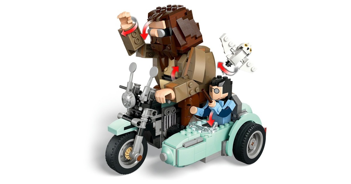 LEGOHarry Potter - Hagrid en Harry's rit op de motor Constructiespeelgoed  (76443)