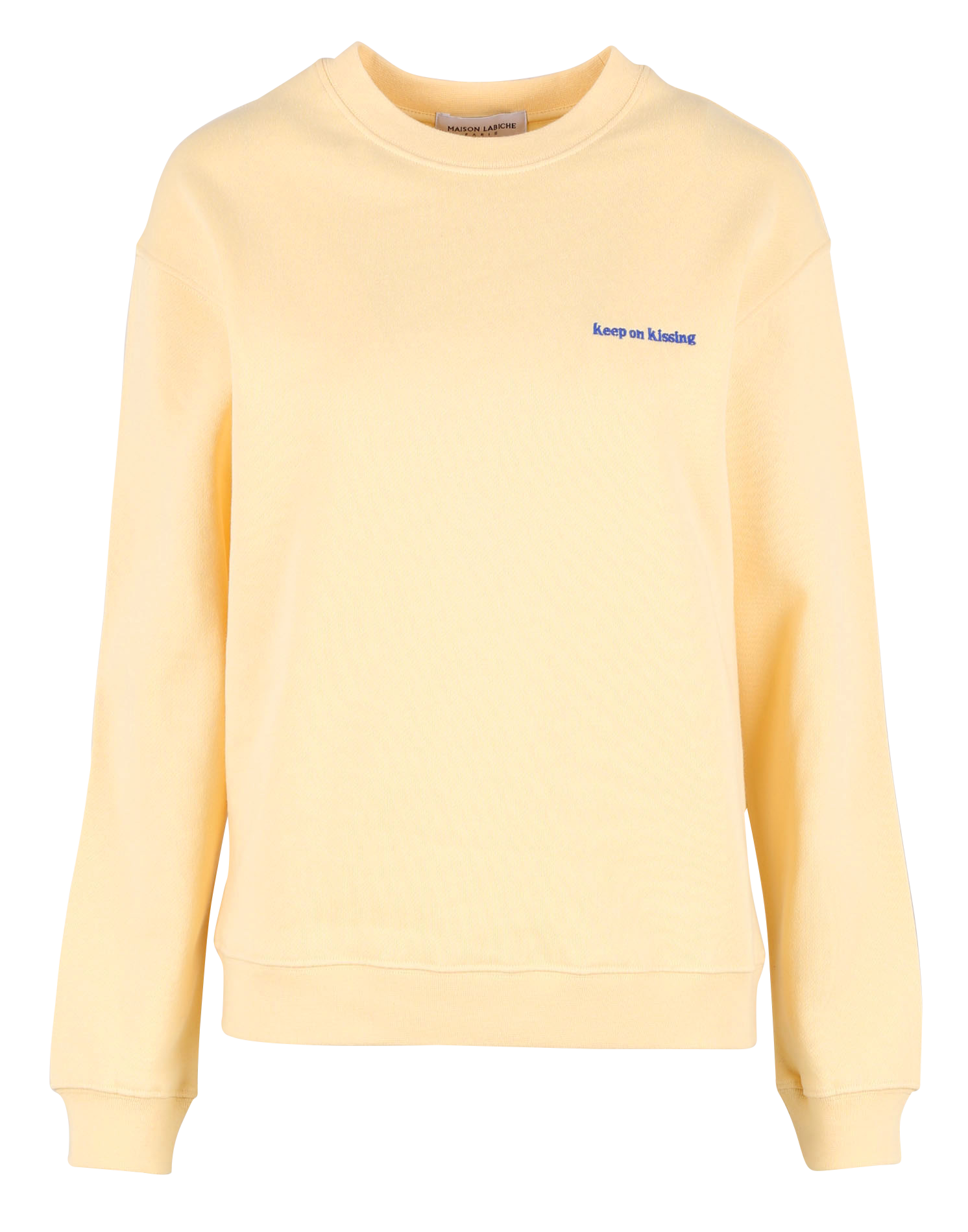 LEDRU KEEP ON KISSING - Sweat-shirt en coton mélangé | Jaune