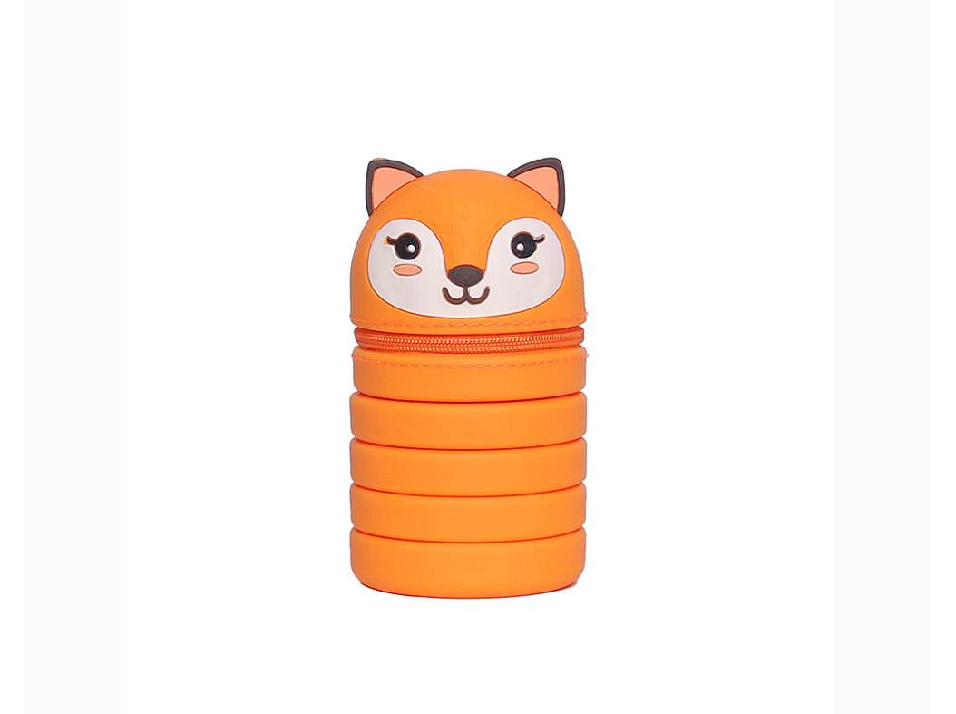 ESTOJO SILICONE AUCHAN RAPOSA 21.5X6.5X6.5CM