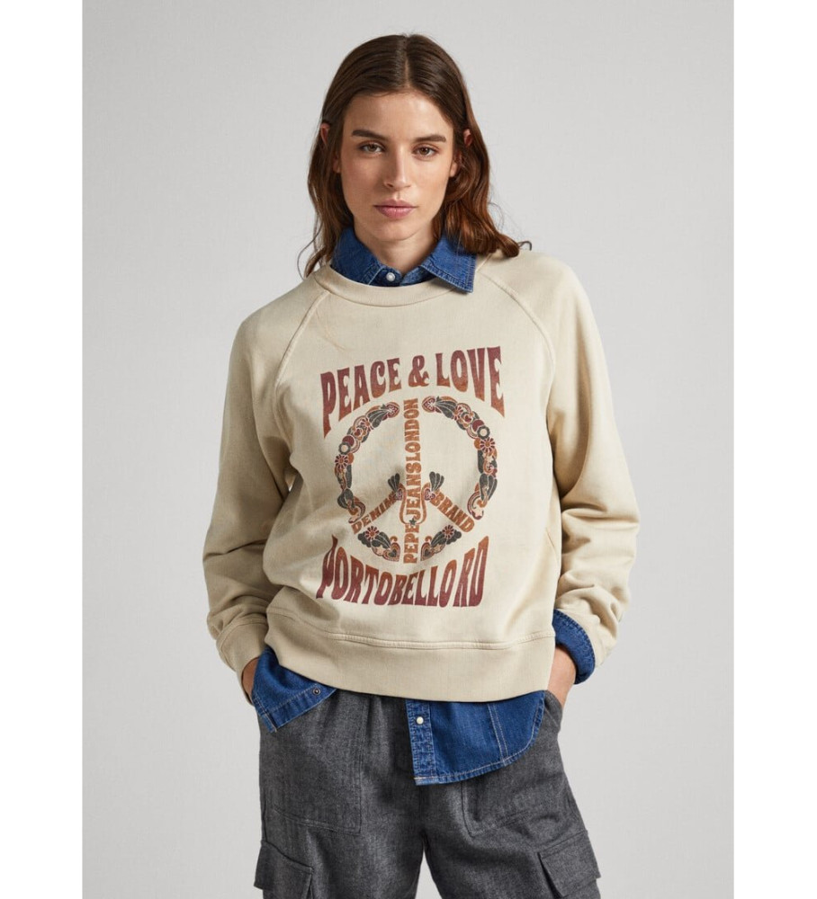 Moletom bege Cameron da Pepe Jeans