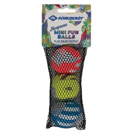 Schildkröt Neopren Mini-Fun-Bälle, 3 Stück