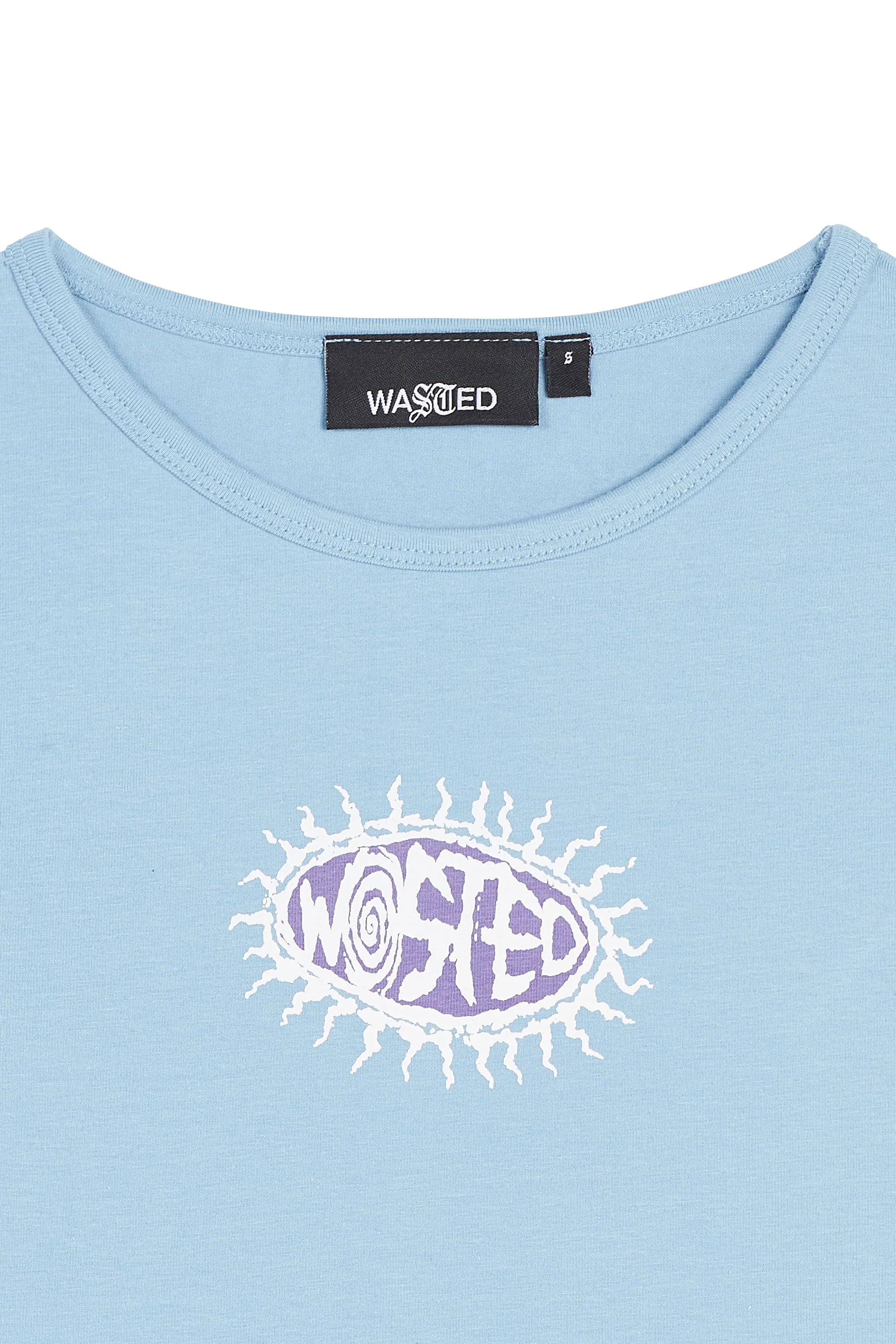 WASTED T-shirt BELLA TOP LOVE Bleu