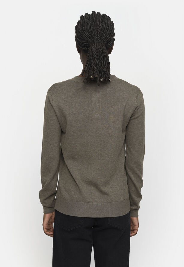 Soft Rebels SRMarla cardigan knit Morel melange