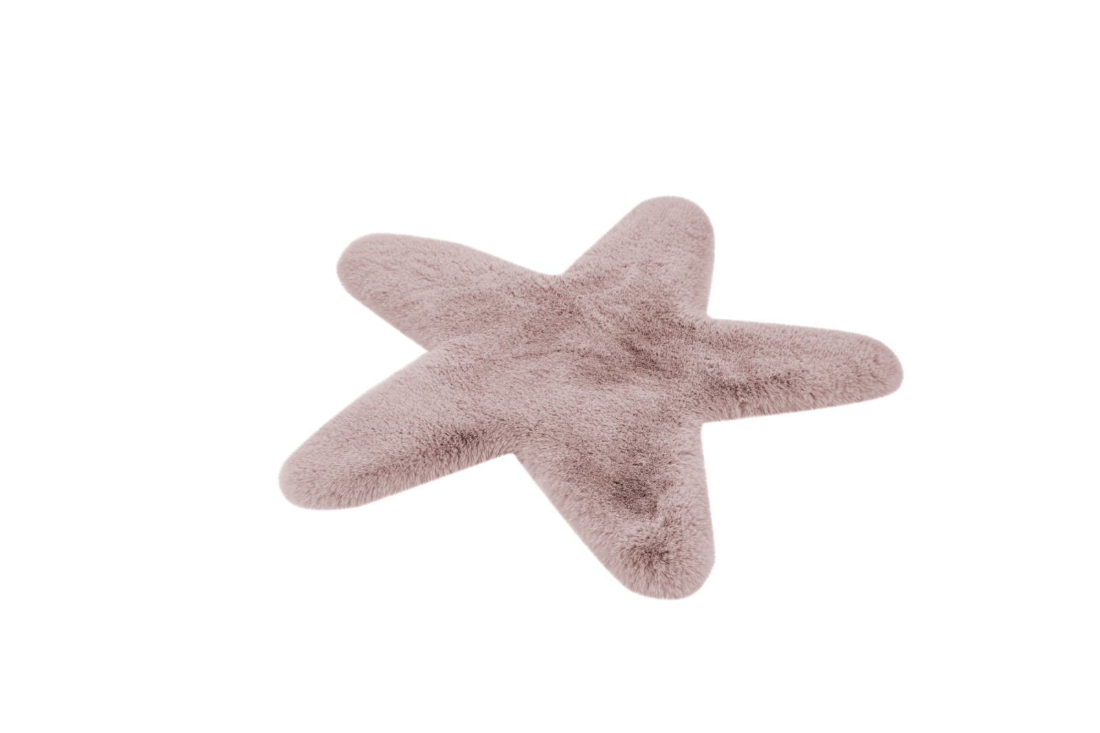 Kinderteppich - Stern - rosa - 60x63 cm