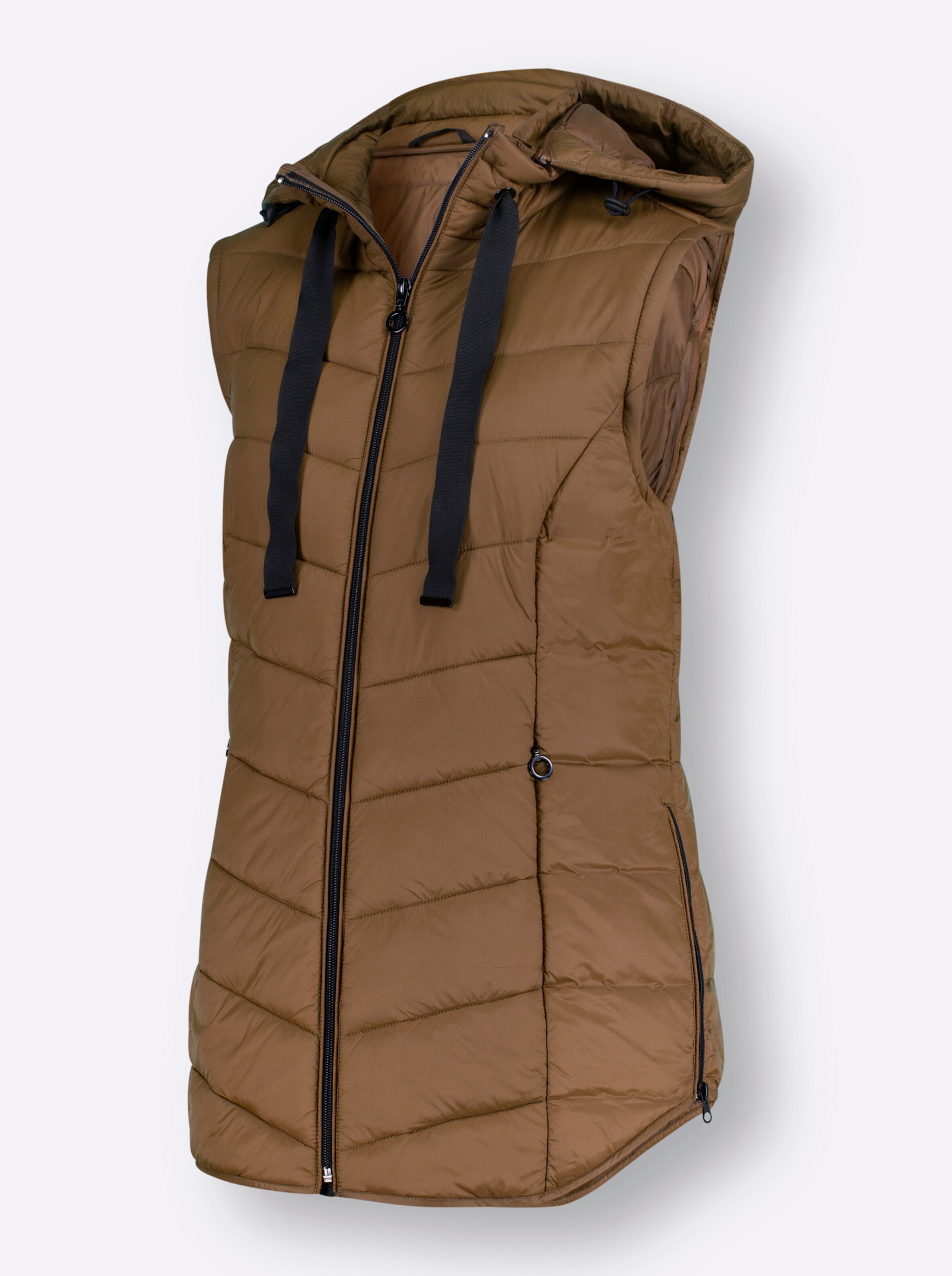 Steppjacke in braun